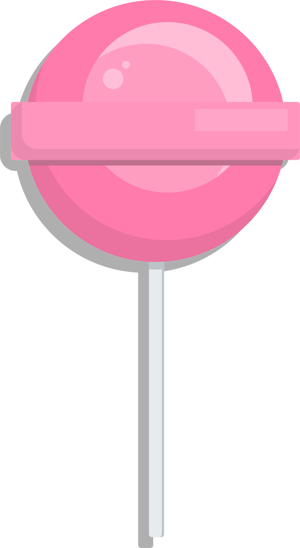 Pink cute lollipop